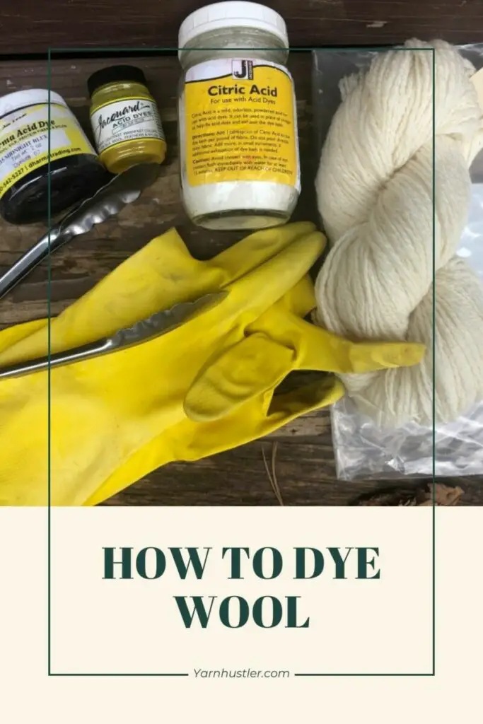 How to Dye Wool Dye Yarn with Natural and Acid Dyes Yarnhustler