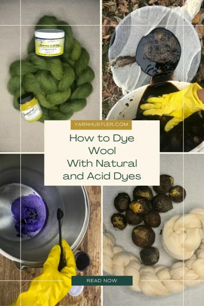 How to Dye Wool Dye Yarn with Natural and Acid Dyes Yarnhustler