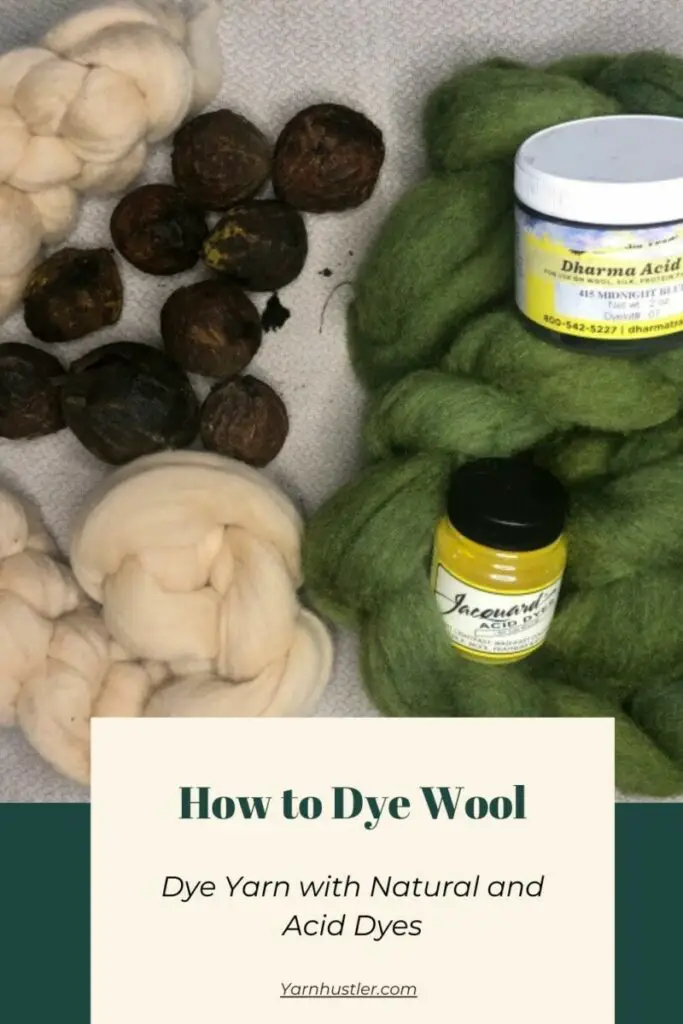How to Dye Wool Dye Yarn with Natural and Acid Dyes Yarnhustler