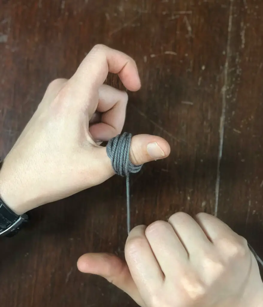 how to wind a center pull yarn ball by hand