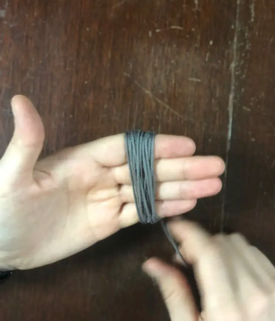 how to wind a yarn ball by hand